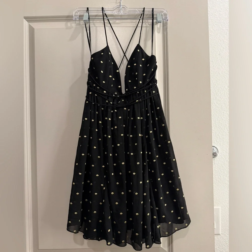 Free People Ruffled Flare Mini Dress - Picture 2 of 5